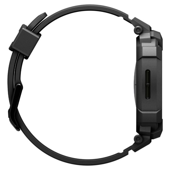 Bild 5, Spigen Spigen Galaxy Watch 8 40 mm Skal/Armband Rugged Armor 'Pro' Matt Svart