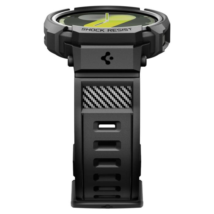 Bild 6, Spigen Spigen Galaxy Watch 8 40 mm Skal/Armband Rugged Armor 'Pro' Matt Svart