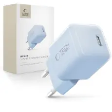 Tech-Protect Tech-Protect 25W PD USB-C V&auml;ggladdare Baby Blue