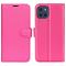  Samsung Galaxy A03 Fodral Litchi Läder Rosa