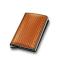  Korthållare RFID & NFC Skydd - Brun/Orange Kolfiber