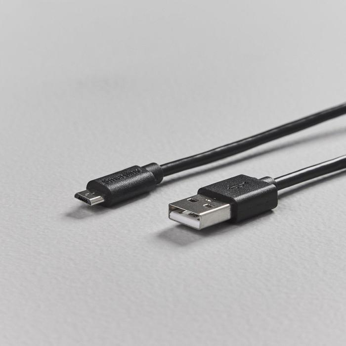 Bild 6, Smartline Smartline 2m Micro USB Laddningskabel Svart