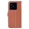  Xiaomi 15 Fodral Litchi Läder Brun
