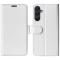  Samsung Galaxy A26 5G Fodral Crazy Horse Läder Vit
