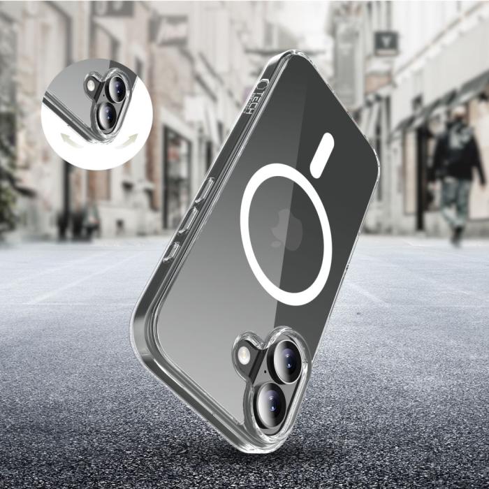 Bild 3, Tech-Protect Tech-Protect iPhone 17 Skal MagSafe FlexAir Hybrid Transparent