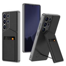 GKK GKK Galaxy S25 Ultra Skal Kickstand Med Korth&aring;llare Svart