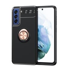  Samsung Galaxy S21 FE Skal Ring Svart/Ros&eacute;guld