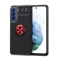  Samsung Galaxy S21 FE Skal Ring Svart/R&ouml;d