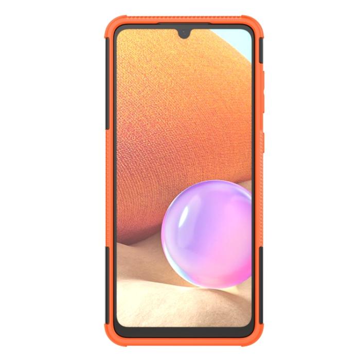 Bild 4,  Samsung Galaxy A33 5G Skal Stöttåligt med Stöd Orange