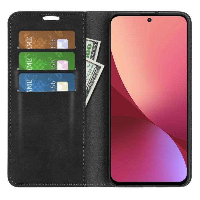 Bild 4,  Xiaomi 12 Pro Fodral Flip Svart