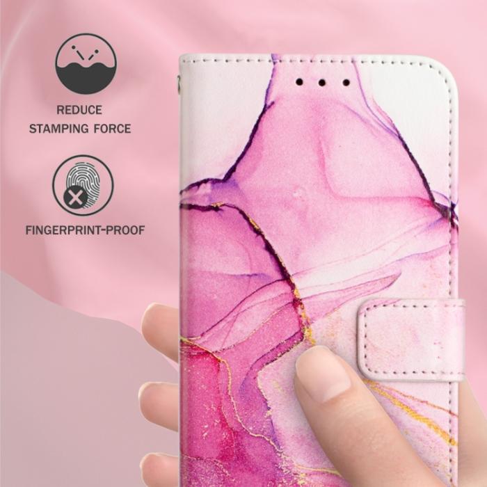 Bild 6,  Xiaomi Redmi 10C Fodral Marmor Rosa/Guld