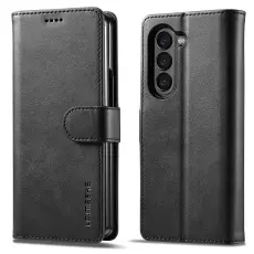 LC.IMEEKE LC.IMEEKE Galaxy Z Fold 6 Fodral L&auml;der Svart