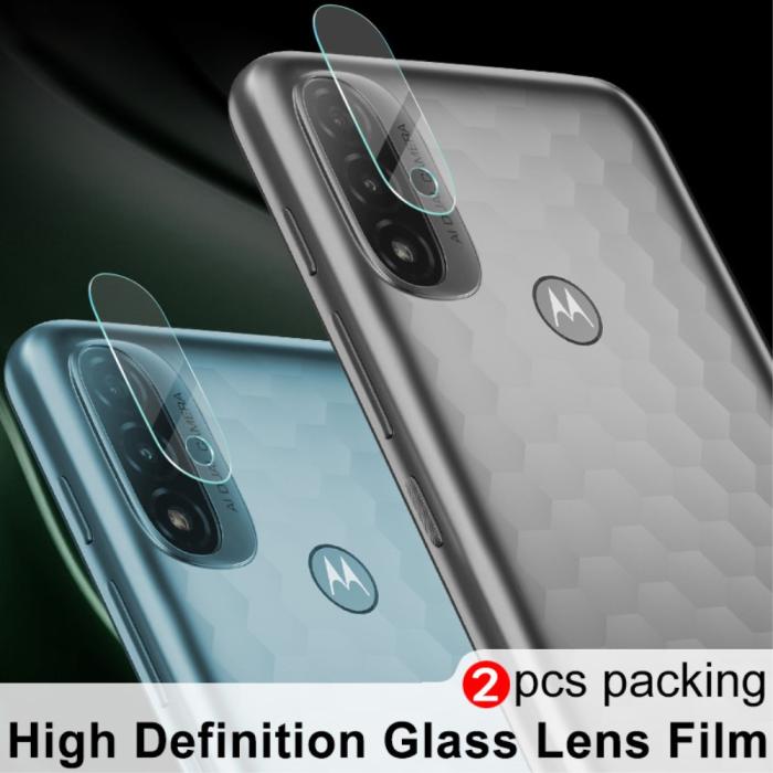Bild 3, IMAK IMAK Motorola Moto E40 2-PACK Linsskydd Härdat Glas