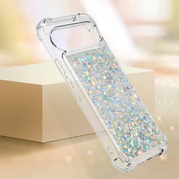 Bild 6,  Google Pixel 10 / 10 Pro Skal Glitter Quicksand Silver