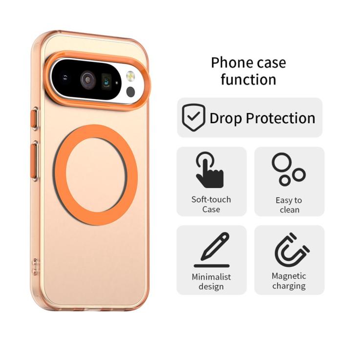 Bild 2,  Google Pixel 10 / 10 Pro Skal MagSafe Hybrid Orange