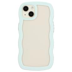  iPhone 14 Skal Wavy Hybrid Transparent/Gr&ouml;n