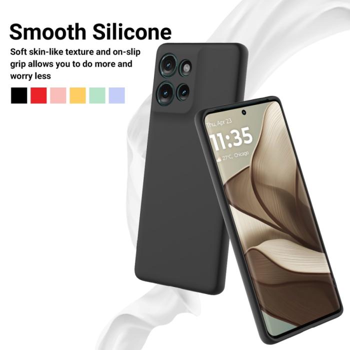 Bild 4,  Motorola Edge 50 Skal Liquid Silikon Svart