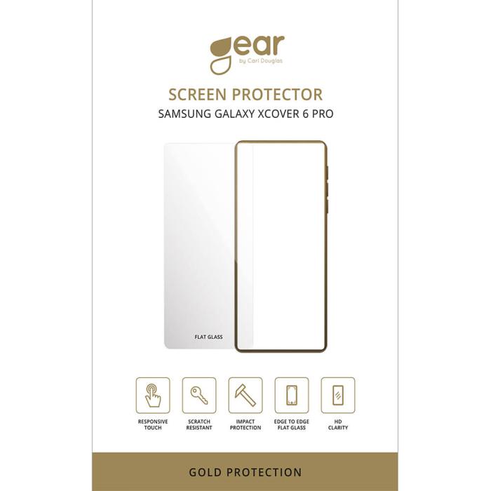 Bild 2, Gear GEAR Samsung Galaxy Xcover 6 Pro Skärmskydd 2.5D Transparent