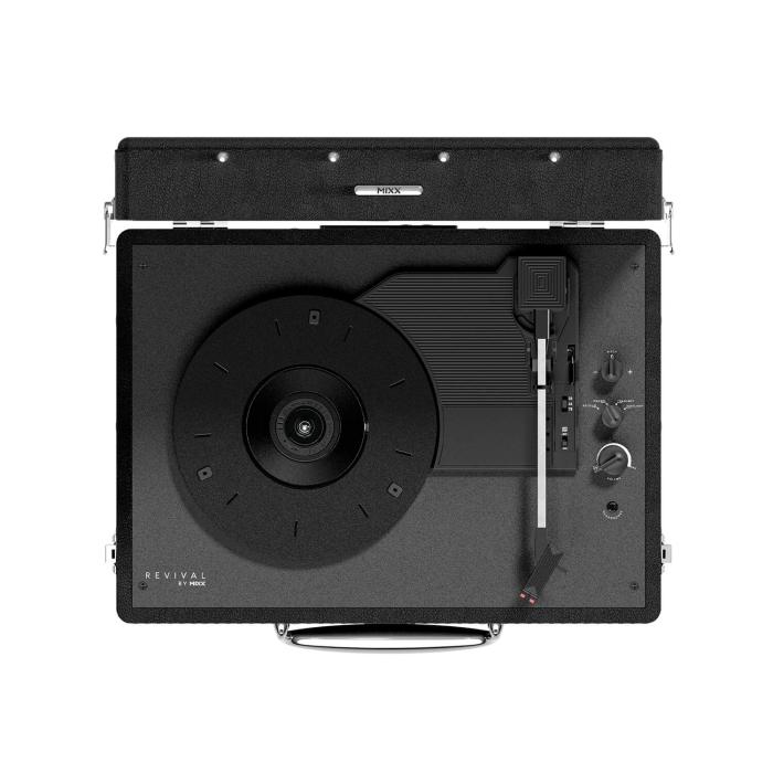 Bild 2, MIXX MIXX Vinyl Record Player Revival 55 Stereo Svart