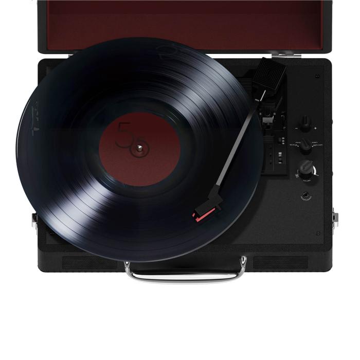 Bild 4, MIXX MIXX Vinyl Record Player Revival 55 Stereo Svart