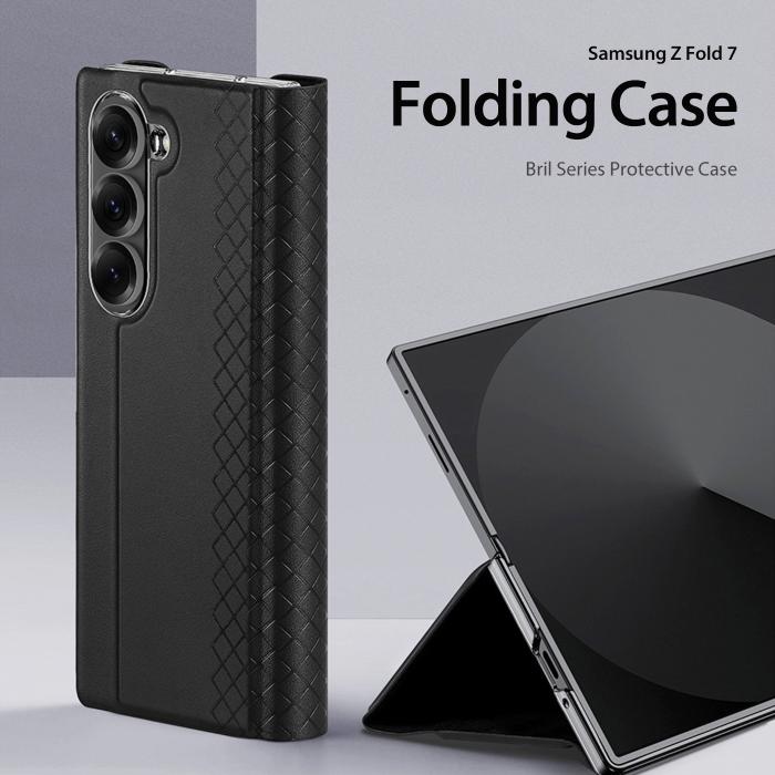 Bild 3, DUX DUCIS DUX DUCIS Samsung Galaxy Z Fold 7 Fodral Bril Series Svart