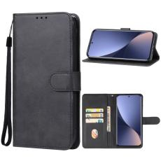  Xiaomi 13 5G Fodral Solid L&auml;der Svart