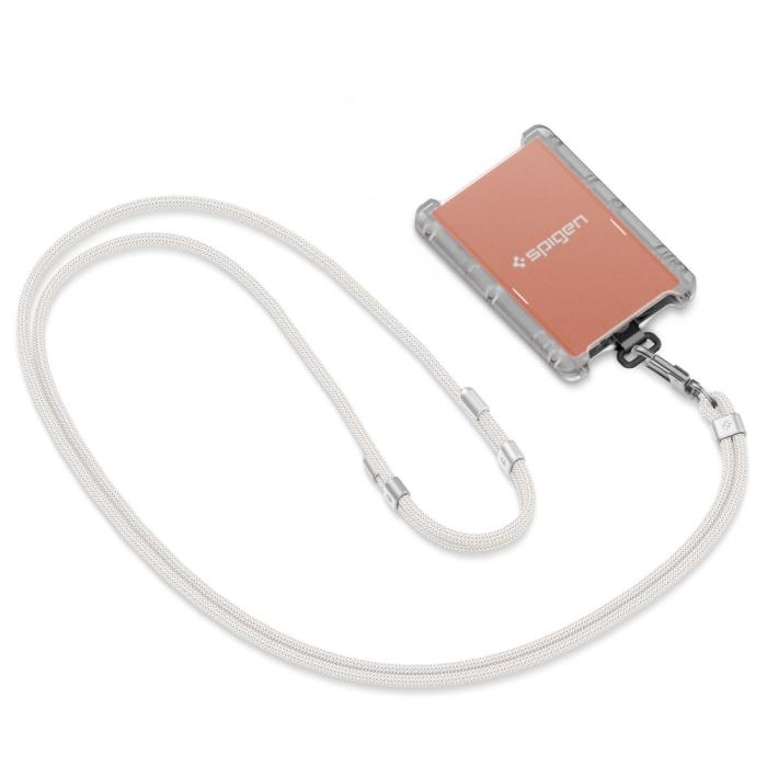 Bild 6, Spigen Spigen Mobilsnöre / Handledsrem Strap Set Pearl White