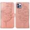  iPhone 15 Pro Max Fodral Fjäril Tryck Roséguld