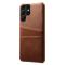 KSQ KSQ Samsung Galaxy S23 Ultra Skal Med 2 Kortfack Brun