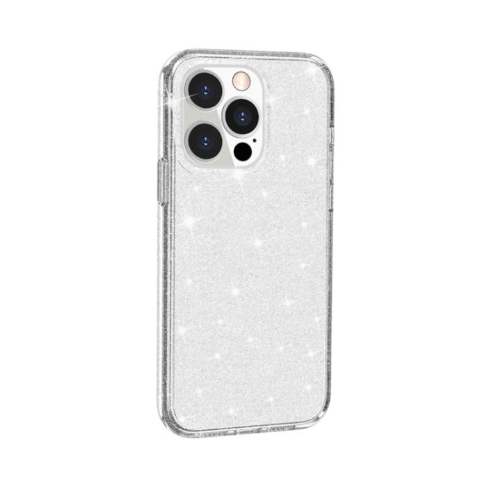 Bild 2,  iPhone 14 Pro Max Skal Shockproof Glitter TPU Transparent