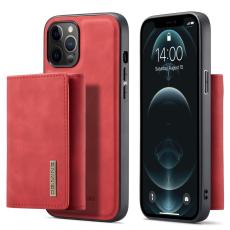 DG.MING iPhone 13 Pro - DG.MING 2in1 Skal Magnetisk Avtagbart Kortfack - R&ouml;d