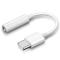  USB-C till AUX 3.5 mm adapter - Vit