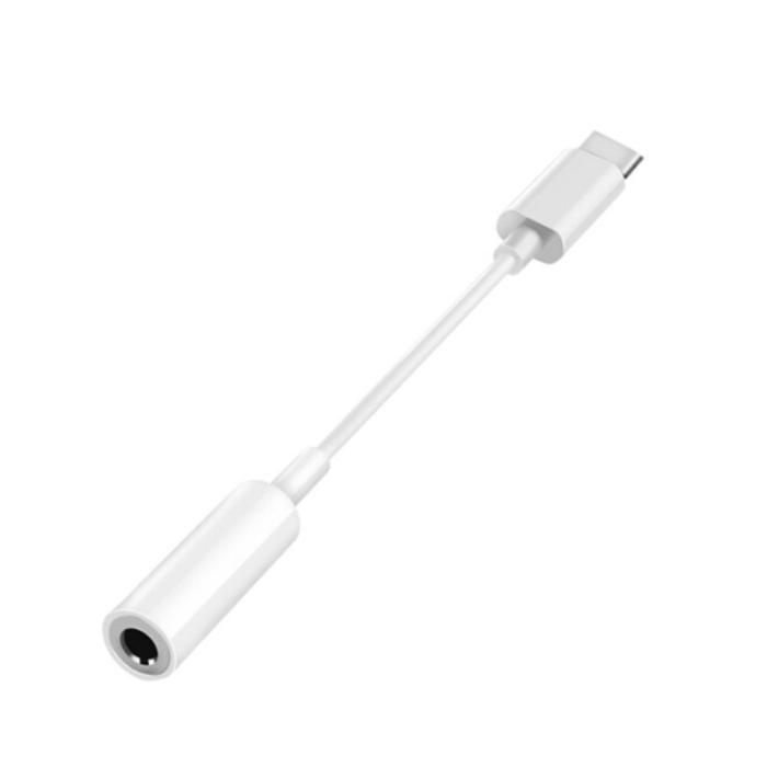 Bild 4,  USB-C till AUX 3.5 mm adapter - Vit