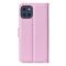  Samsung Galaxy A03 Fodral Litchi Läder Ljus Rosa