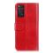  Xiaomi Redmi Note 11 4G Fodral Crazy Horse Läder Röd