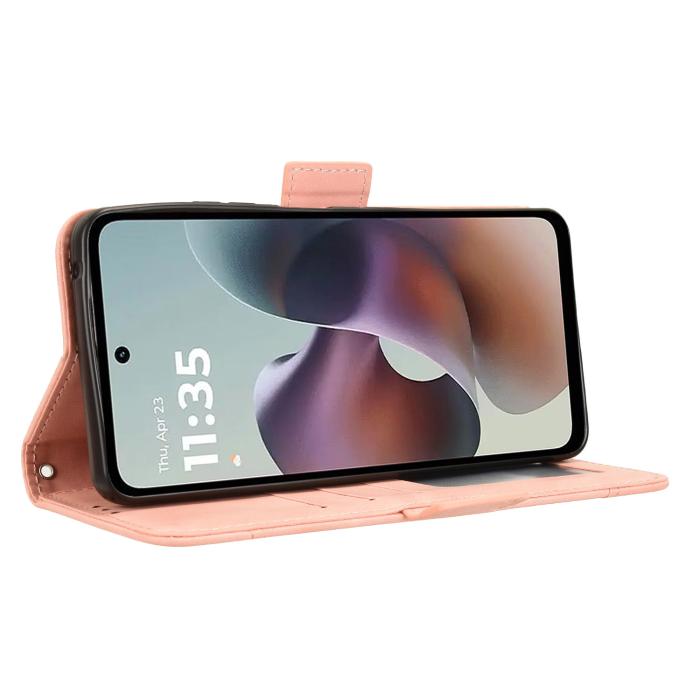 Bild 6,  Motorola Moto G56 5G Fodral Med Avtagbart Kortfack Rosa