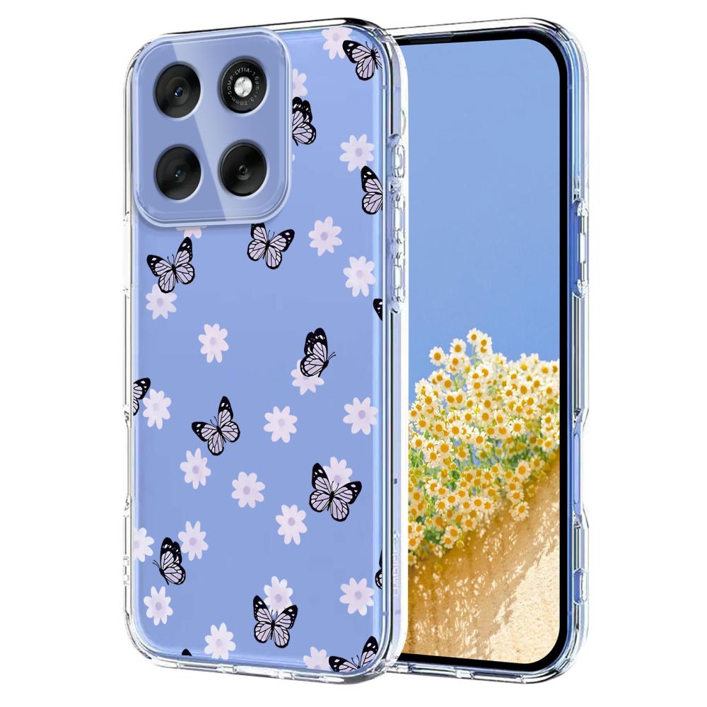  Motorola Moto G86 5G Skal Med Tryck Fjärilar