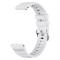  Klockarmband 18 mm Quick Release Wave Silikon Vit