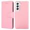  Samsung Galaxy S23 Plus Fodral Läder Ljus Rosa