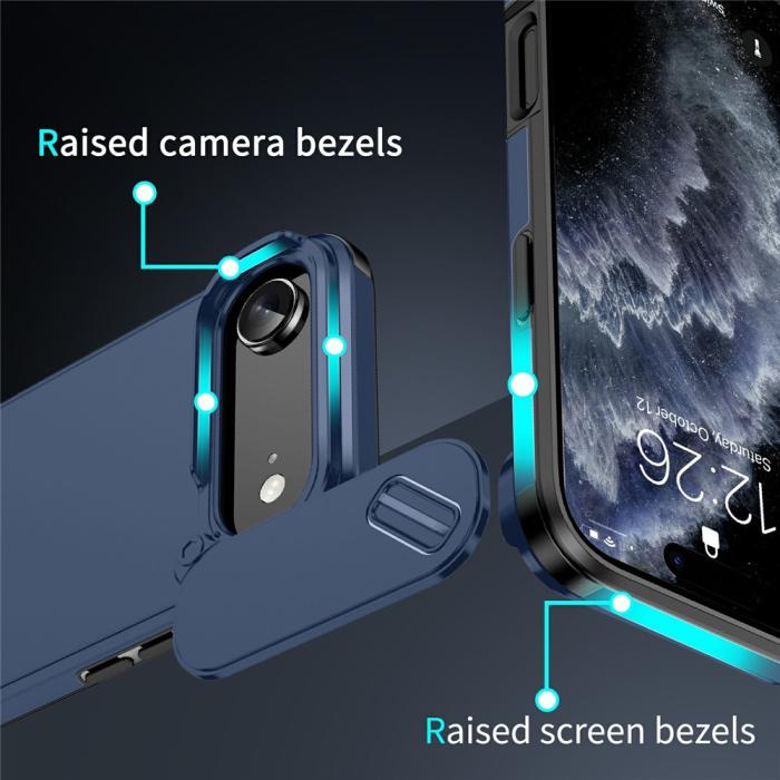 Bild 5,  iPhone Air Skal Hybrid Armor CamCover Blå