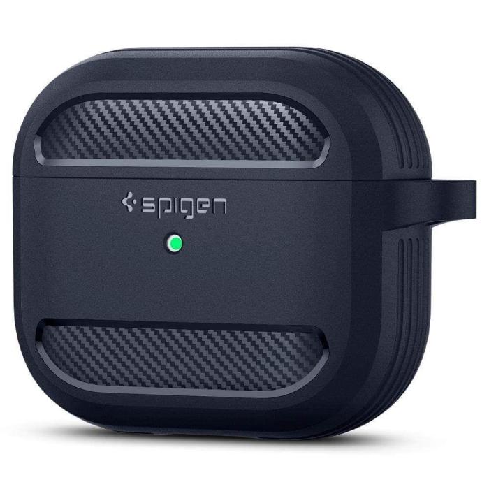 Bild 2, Spigen Spigen Apple AirPods 3 (2021) Skal Rugged Armor Charcoal Grey