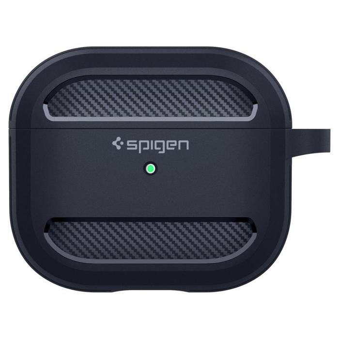 Bild 3, Spigen Spigen Apple AirPods 3 (2021) Skal Rugged Armor Charcoal Grey