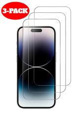  3-Pack - iPhone 15 Plus H&auml;rdat Glas Sk&auml;rmskydd