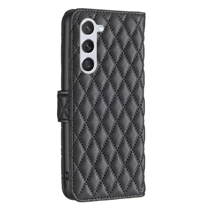 Bild 5,  Samsung Galaxy S24 Fodral Diamond Läder Svart
