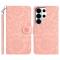  Samsung Galaxy S26 Ultra Fodral Med Blommigt Tryck Rosa