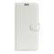  iPhone 17 Fodral Litchi Läder Vit