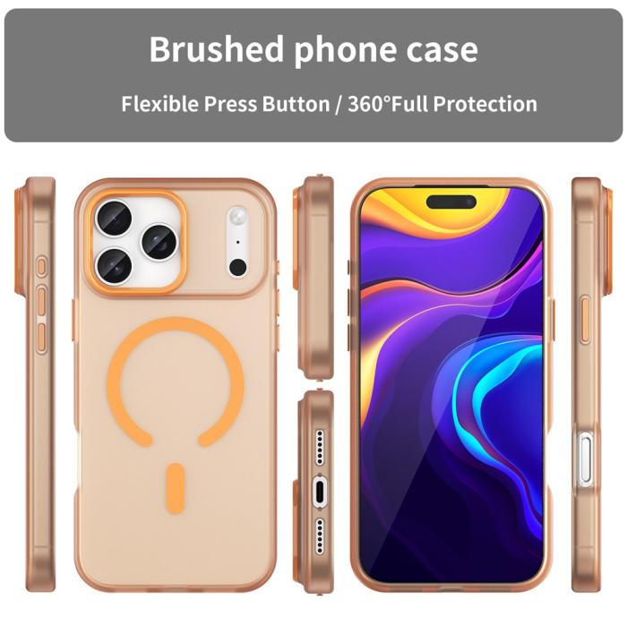 Bild 3,  iPhone 17 Pro Max Skal MagSafe Hybrid Orange