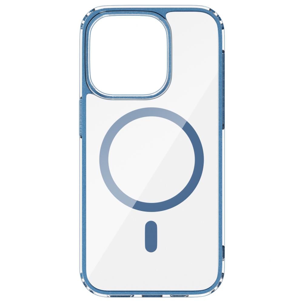 ColorPop ColorPop iPhone 15 Pro Skal CH MagSafe Transparent/Mörk Blå