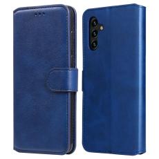  Samsung Galaxy A04s / A13 5G Fodral Klassiskt L&auml;der Bl&aring;