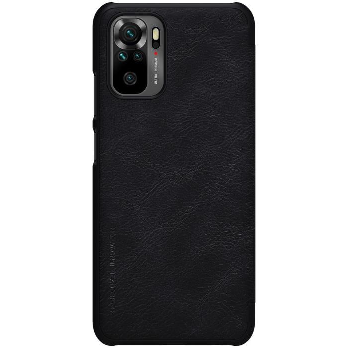 Bild 2, NILLKIN Xiaomi Redmi Note 10S - NILLKIN Qin Läder Fodral - Svart